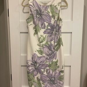 Calvin Klein Multicolor Dress with Soft Hues